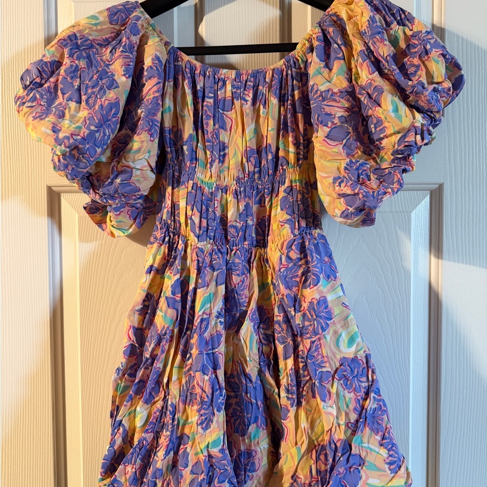 Floral Puff Sleeve Dress
